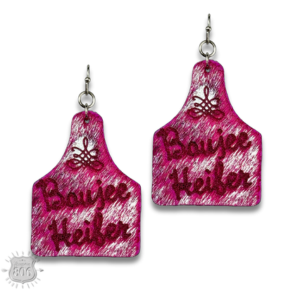 Western ear tag earring, last call