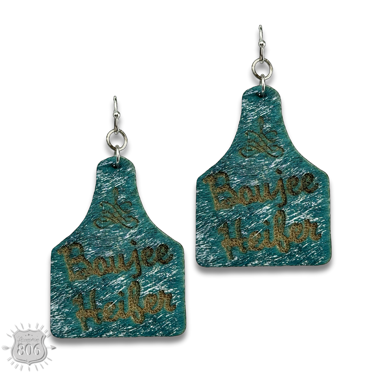 Western ear tag earring, last call