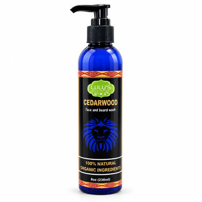 Cedarwood Face & Beard Wash – Natural Men’s Cleansing Cleanser