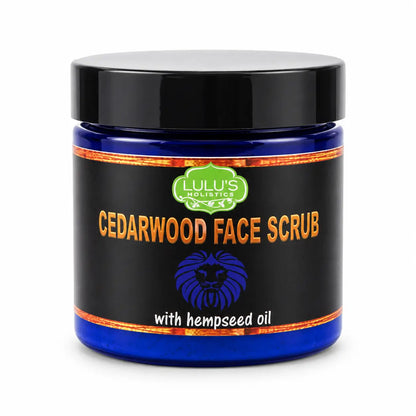 Cedarwood Face Scrub – Exfoliating Cleanser for Men