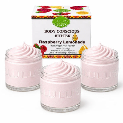Almond Coconut Glowing Whipped Body Butter with Raw African Yellow Shea Base