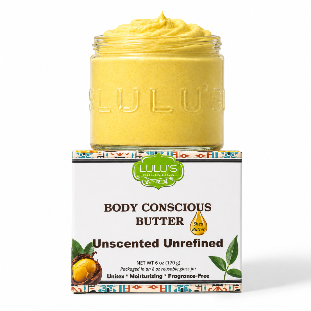 Unrefined Unscented Whipped Body Butter – Pure, Balanced Moisture