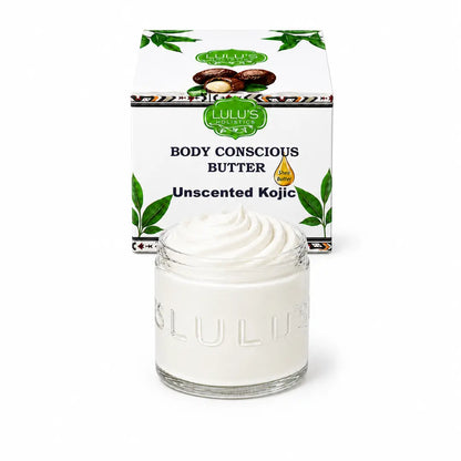 Unscented Kojic Whipped Body Butter – Smooth, Even-Looking Skin