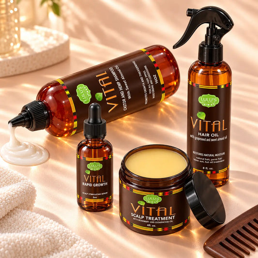 Vital Hair Growth System – Shampoo, Hair Oil, Rapid Growth & Scalp Care