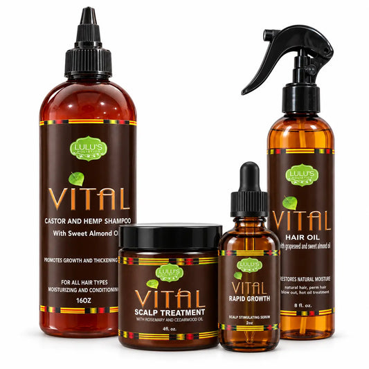 Vital Hair Growth System – Shampoo, Hair Oil, Rapid Growth & Scalp Care
