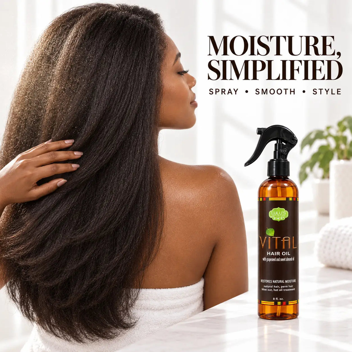 Vital Hair Oil-Growth-Boosting Treatment for Thinning Hair