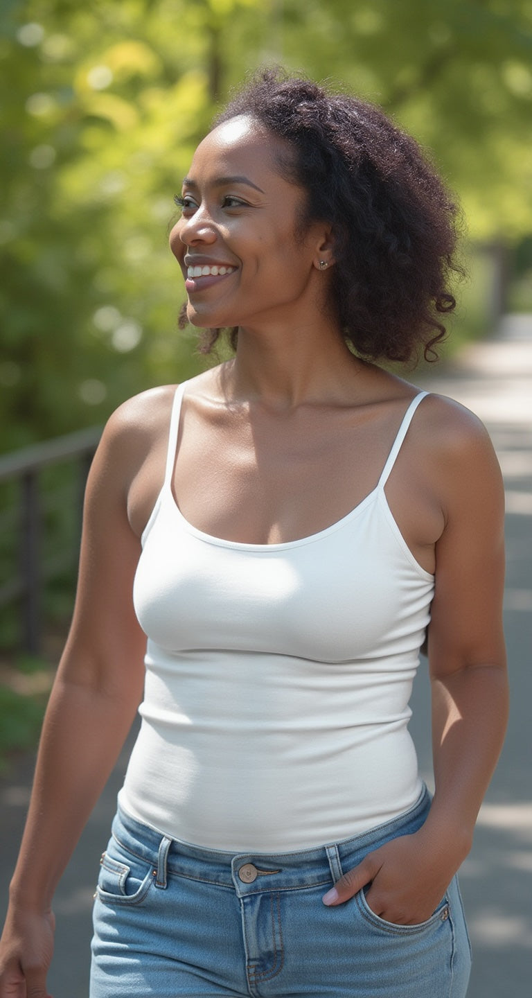 Essential Shelf-Bra Layering Cami (Style 1501)