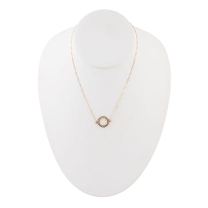 Bronze Marcasite Necklace