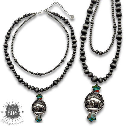 Buffalo nickel necklace