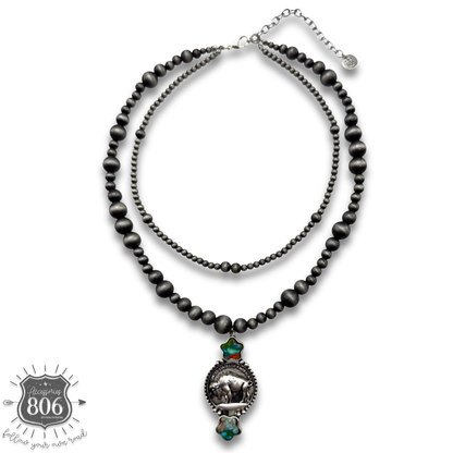Buffalo nickel necklace