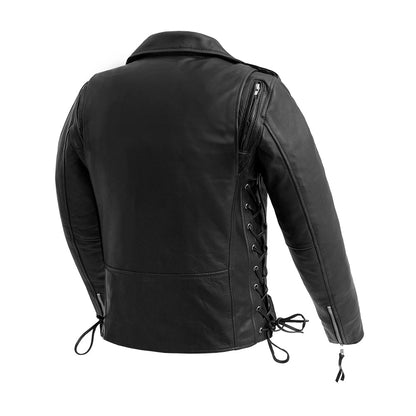 Popstar Women's  Motorcycle Leather Jacket