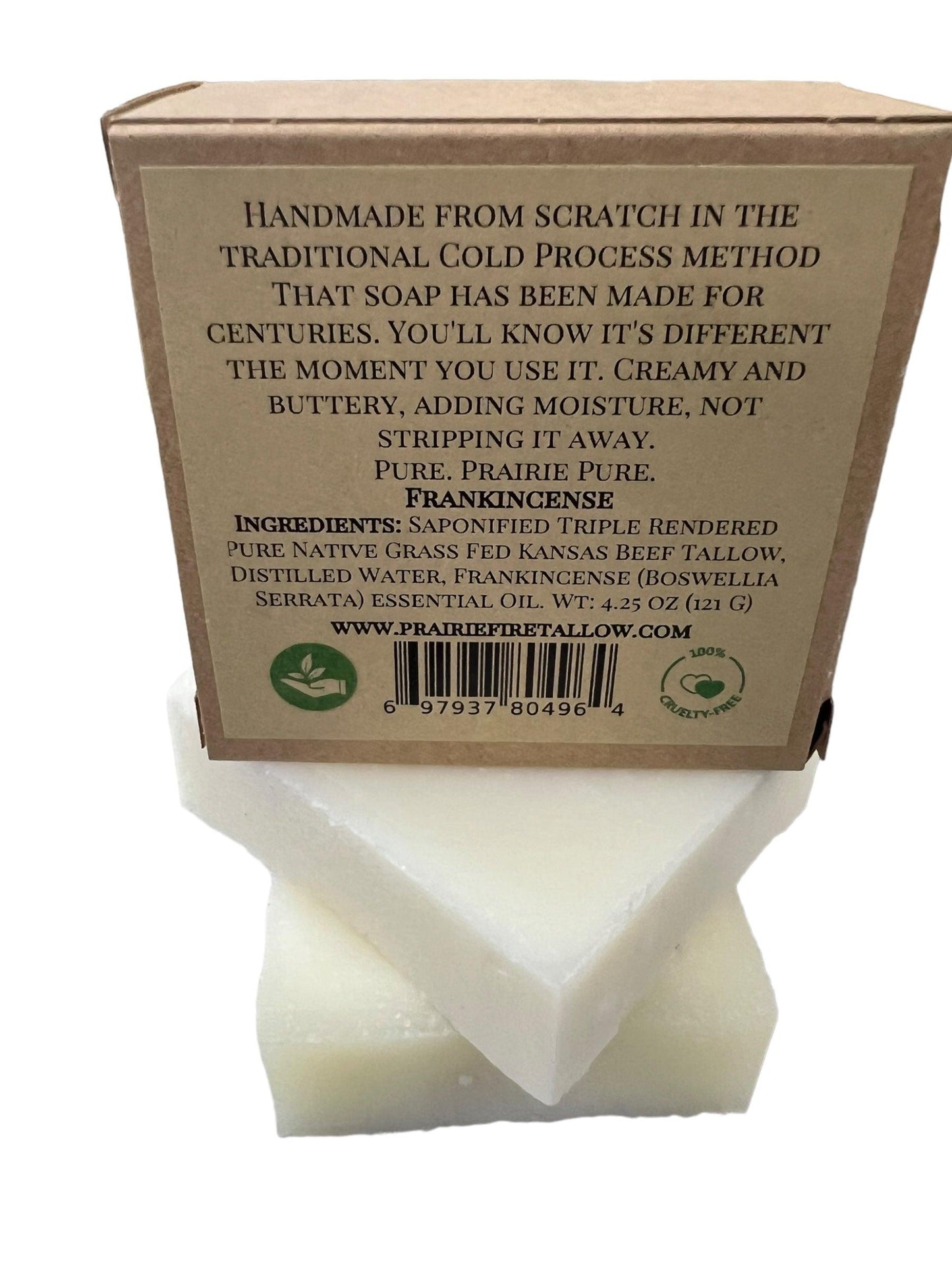 Grass Fed Beef Tallow Soap Bar (3 Pack) – Fragrance Free, Natural & Organic – Moisturizes & Soothes Face, Body & Hair – Handcrafted, Ideal for Sensitive & Dry Skin