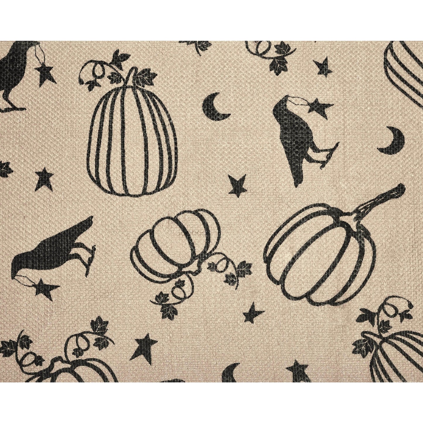 Raven & Pumpkin Gothic Fall Area Rug
