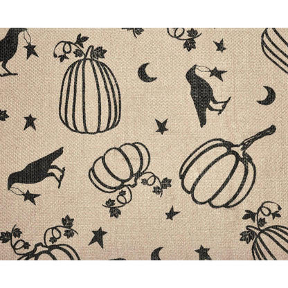 Raven & Pumpkin Gothic Fall Area Rug