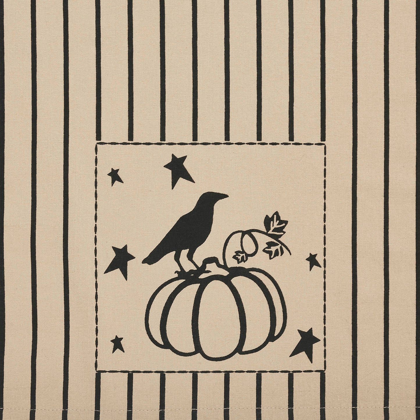 Midnight Harvest Pumpkin & Raven Kitchen Towel Collection | Set of 3 Cotton Towels