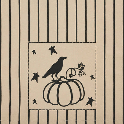Midnight Harvest Pumpkin & Raven Kitchen Towel Collection | Set of 3 Cotton Towels