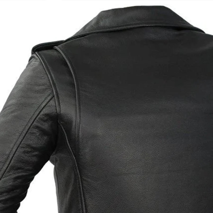 Rockstar - Women's Motorcycle Leather Jacket