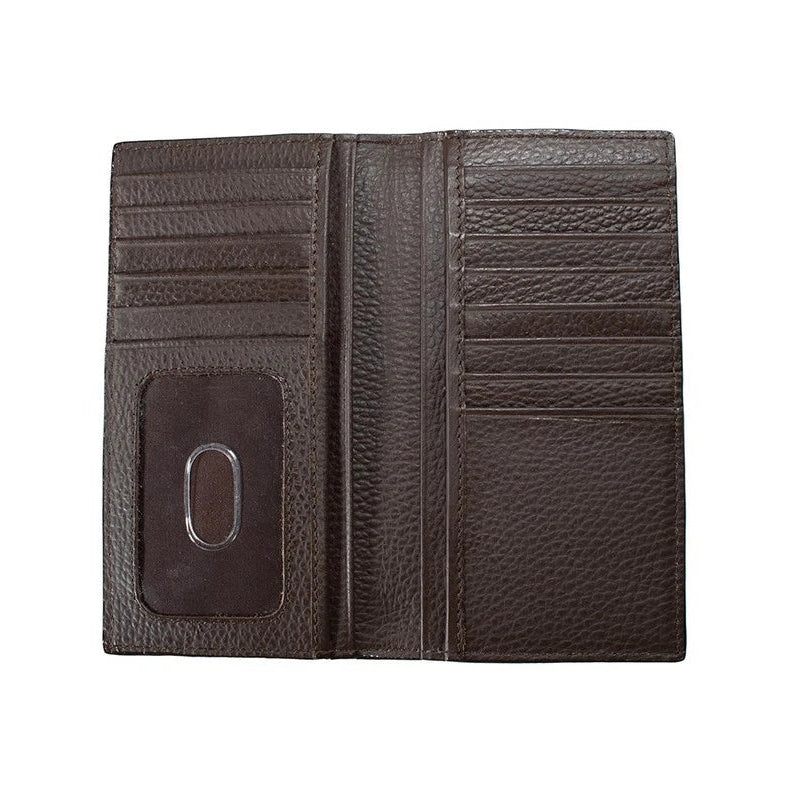 3D Checkered Card Suits - Men's Rodeo Wallet