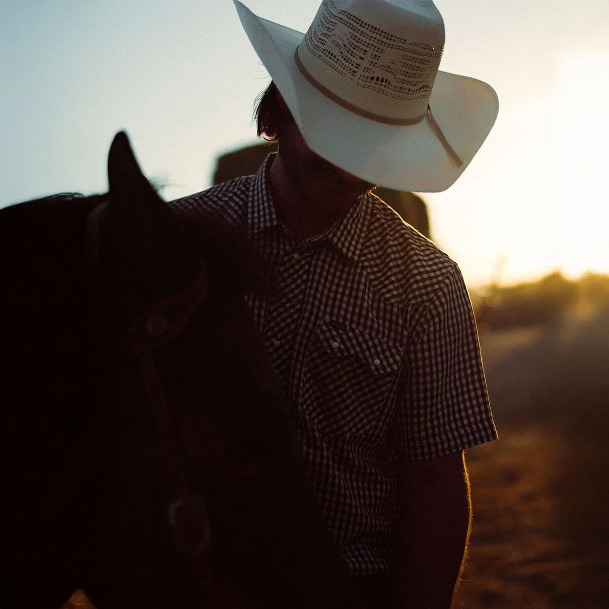 Seager Freehand - (4X) Bangora Straw Cowboy Hat
