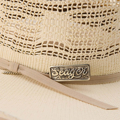 Seager Freehand - (4X) Bangora Straw Cowboy Hat