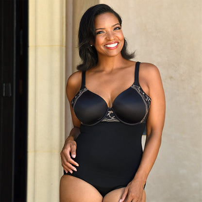 InstantFigure Plus Size Hi-Waist Brief No Hook and Eye WBS008C