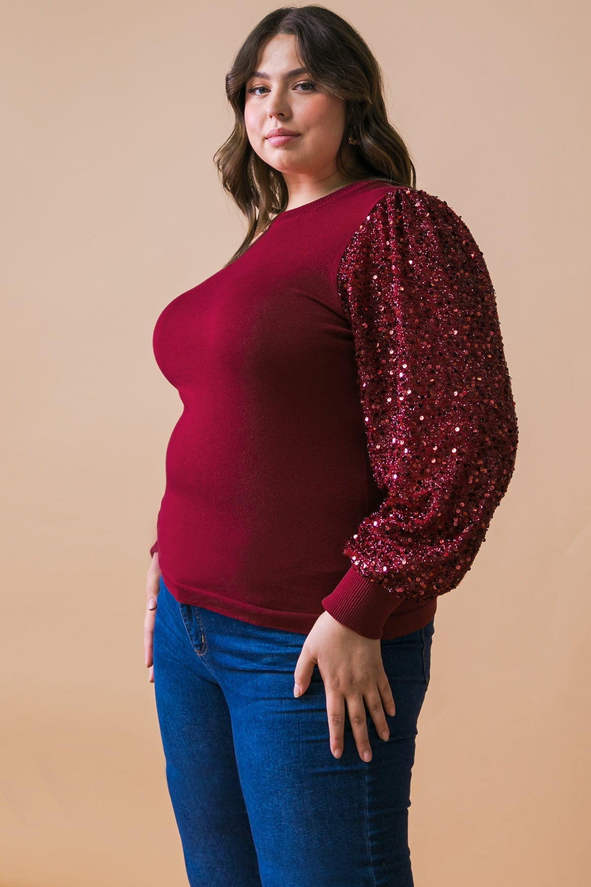 FEELING THE FUN SWEATER TOP