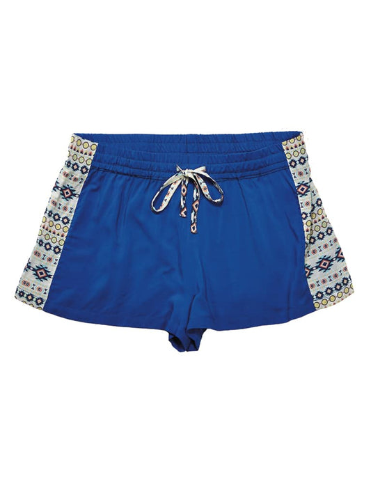 Women's Camo Sleep Shorts - Aztec Hunting Loungewear - Wilderness Dreams