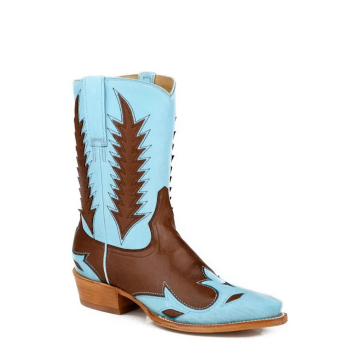 Stetson Alix (Light Blue) - Women's Leather Cowgirl Boot