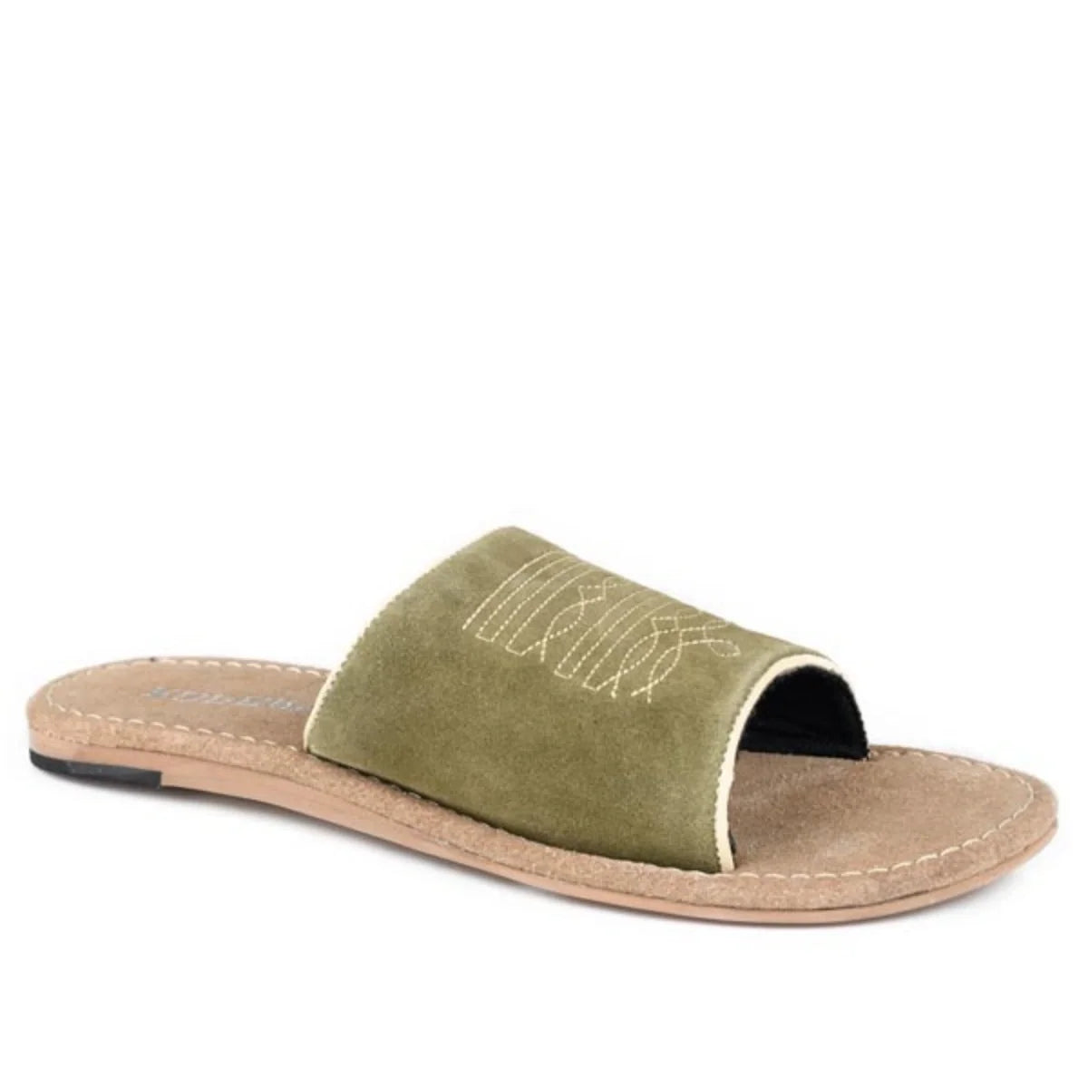 Roper Hampton (Green) - Women's Suede Sandals