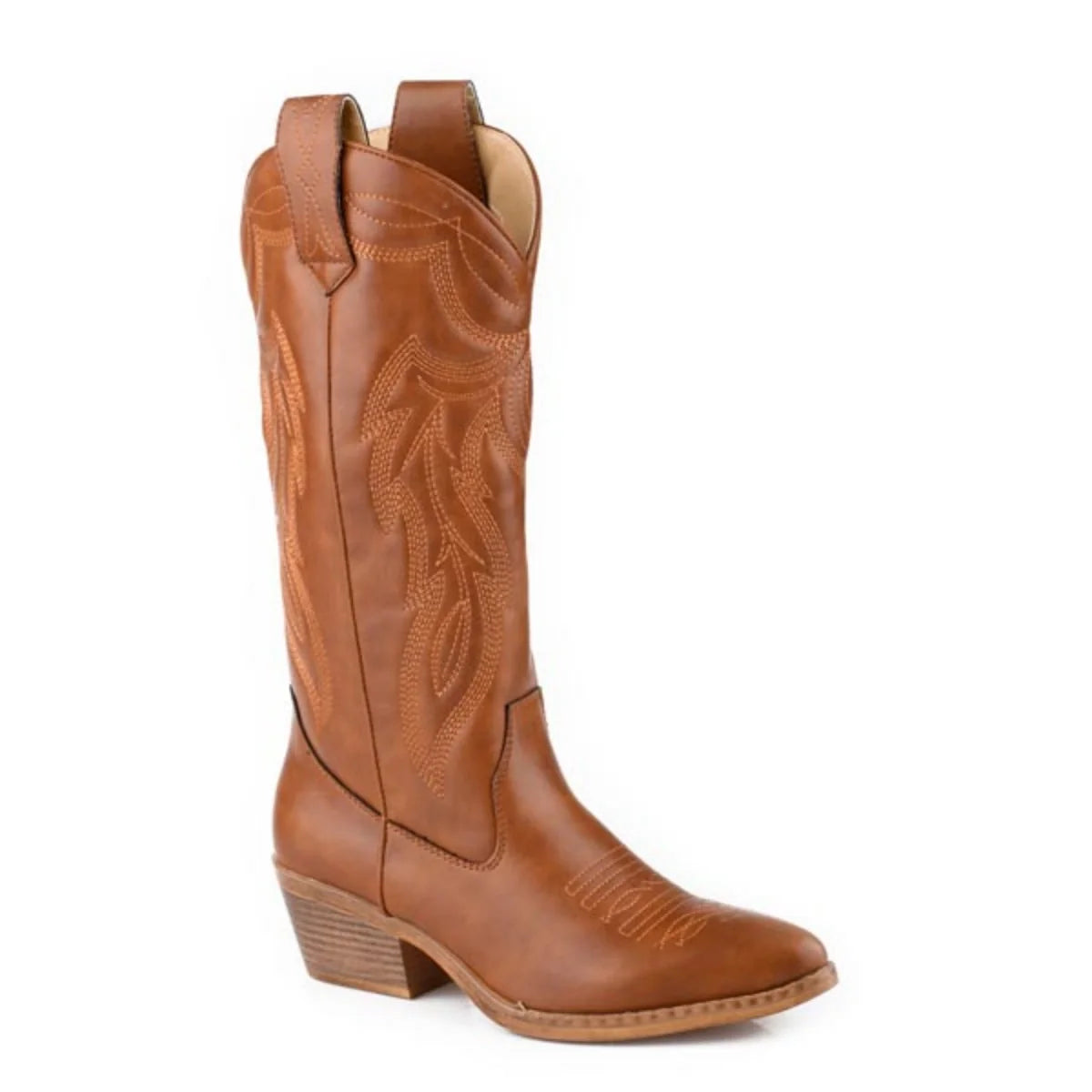 Roper Hattie (Tan) - Women's Cowgirl Boot