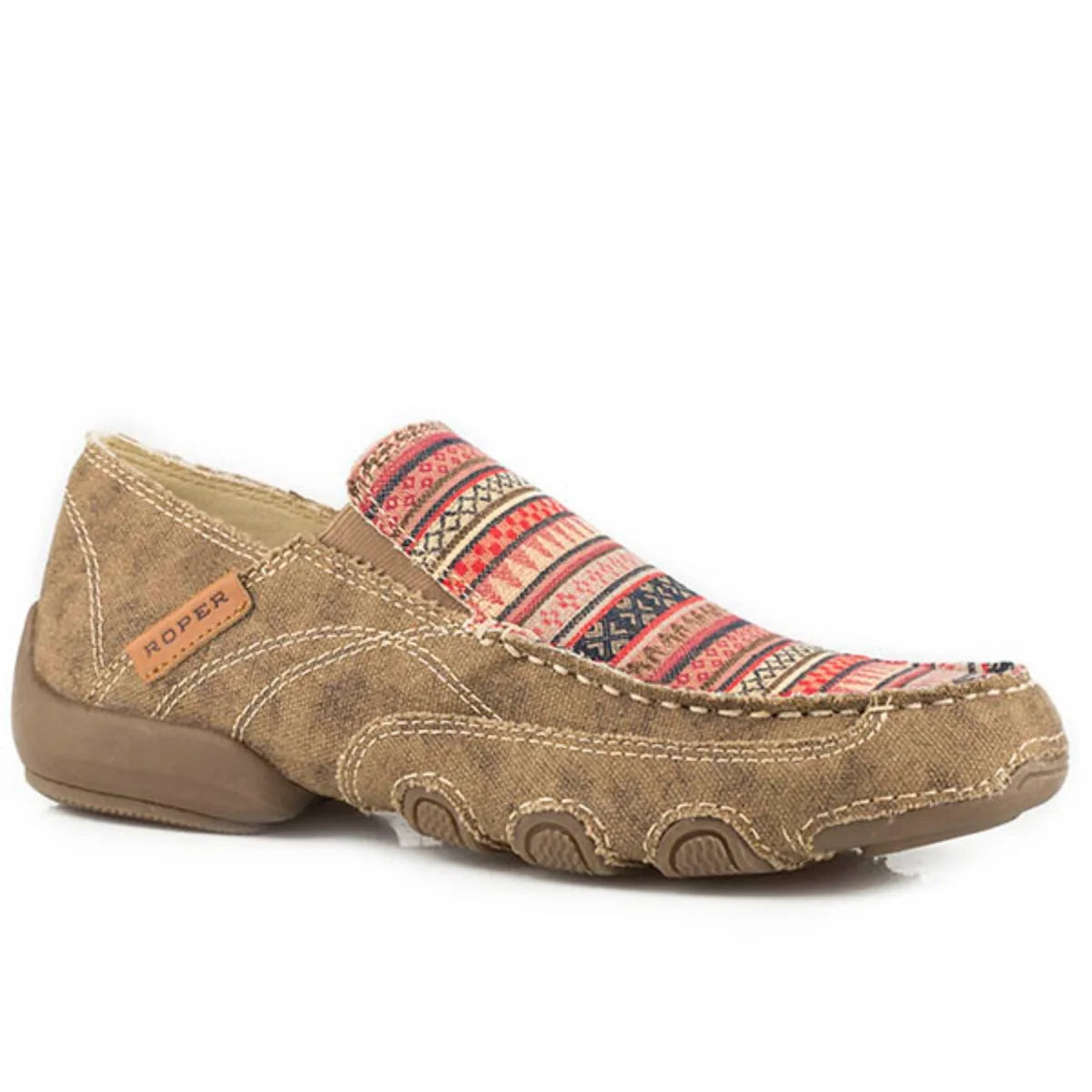 Roper Daisy (Tan) - Women's Moccasin