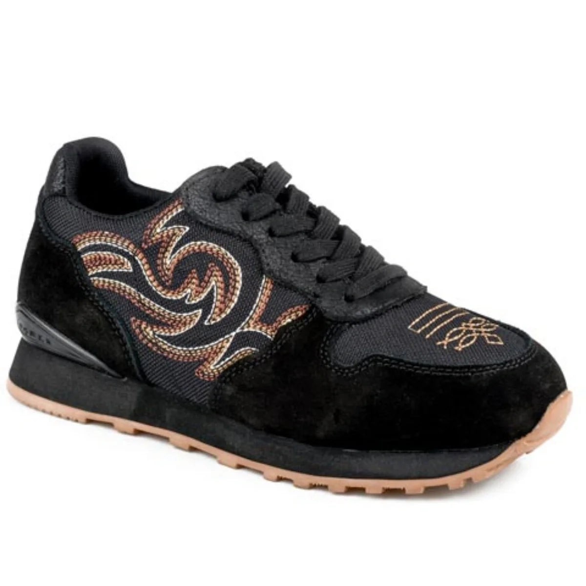 Roper Giddyup Spice (Black) - Women's Canvas Sneaker