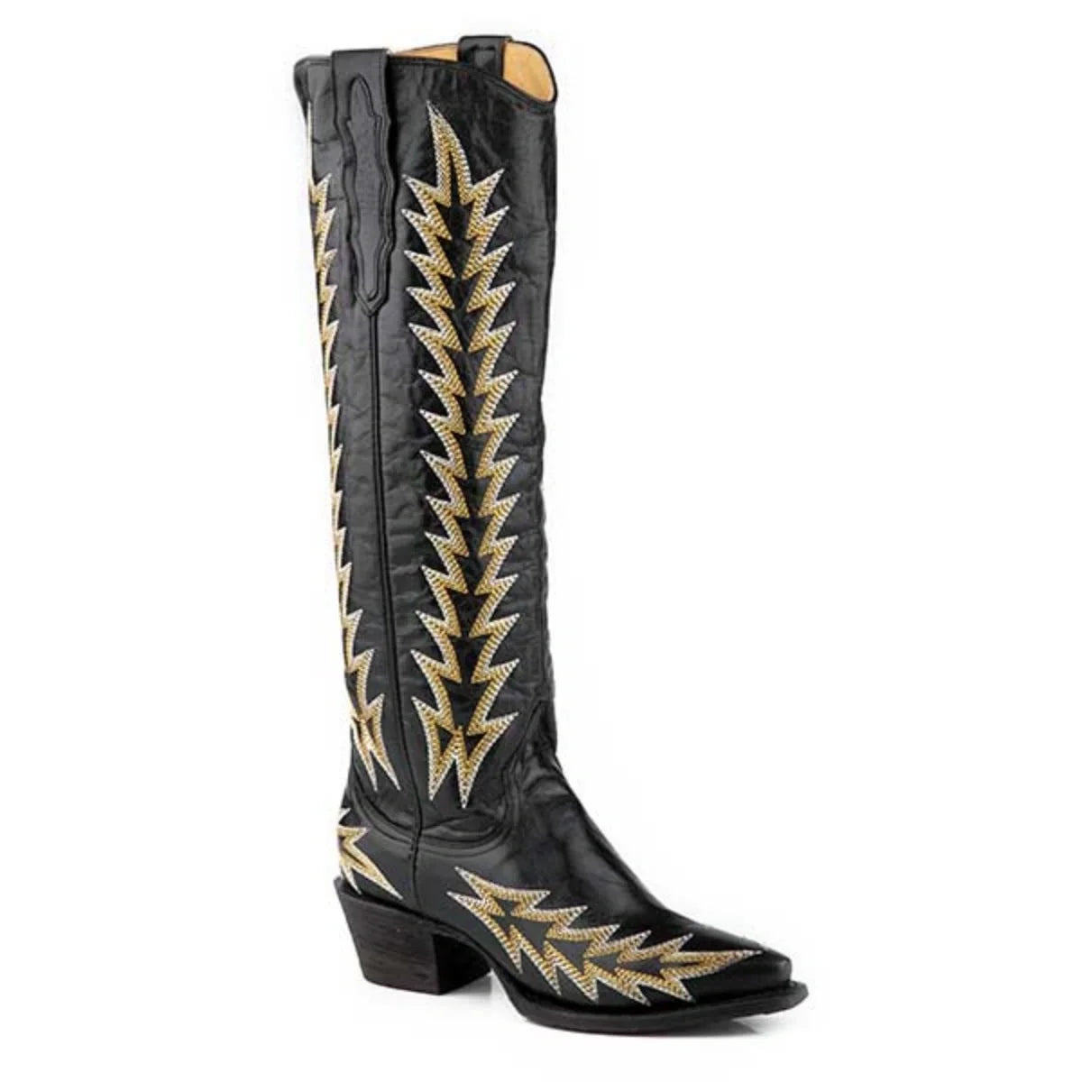 Stetson Sarah (Black) - Women's Tall Cowgirl Boot