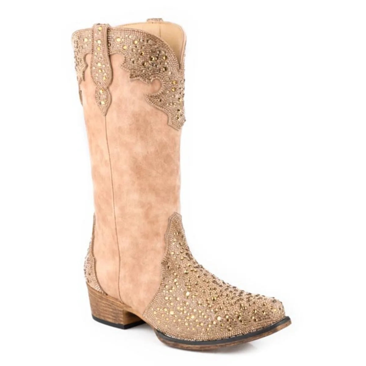 Roper Riley Jewels (Tan) - Women's Cowgirl Boot
