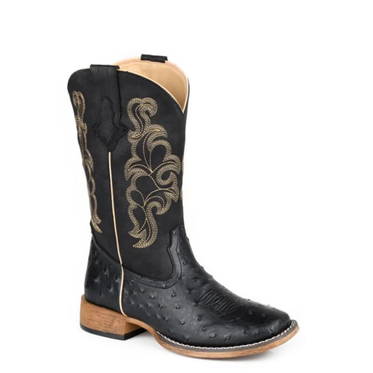 Roper Cowboy Classic (Black) - Women's Cowgirl Boot
