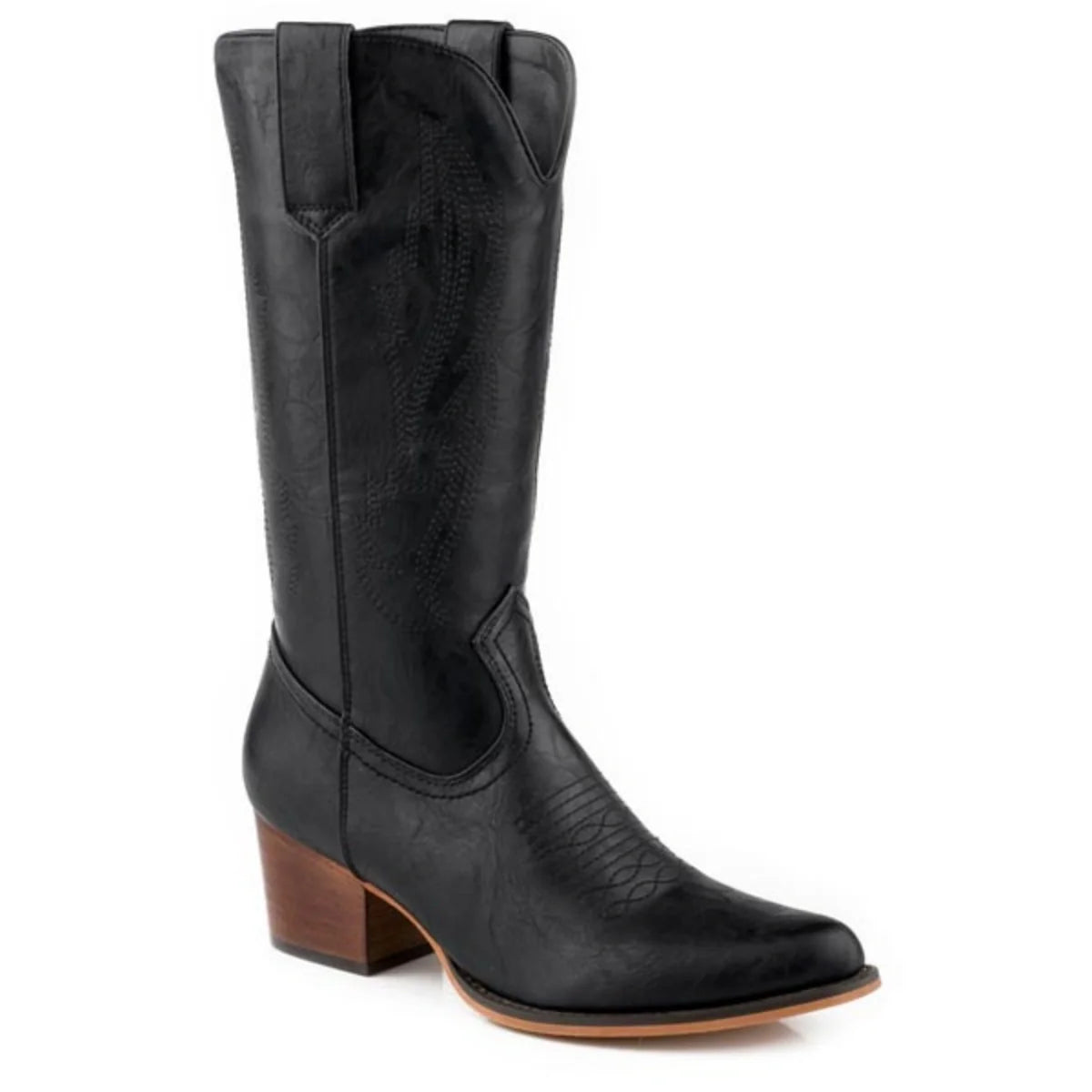 Roper Nettie (Black) - Women's Cowgirl Boot