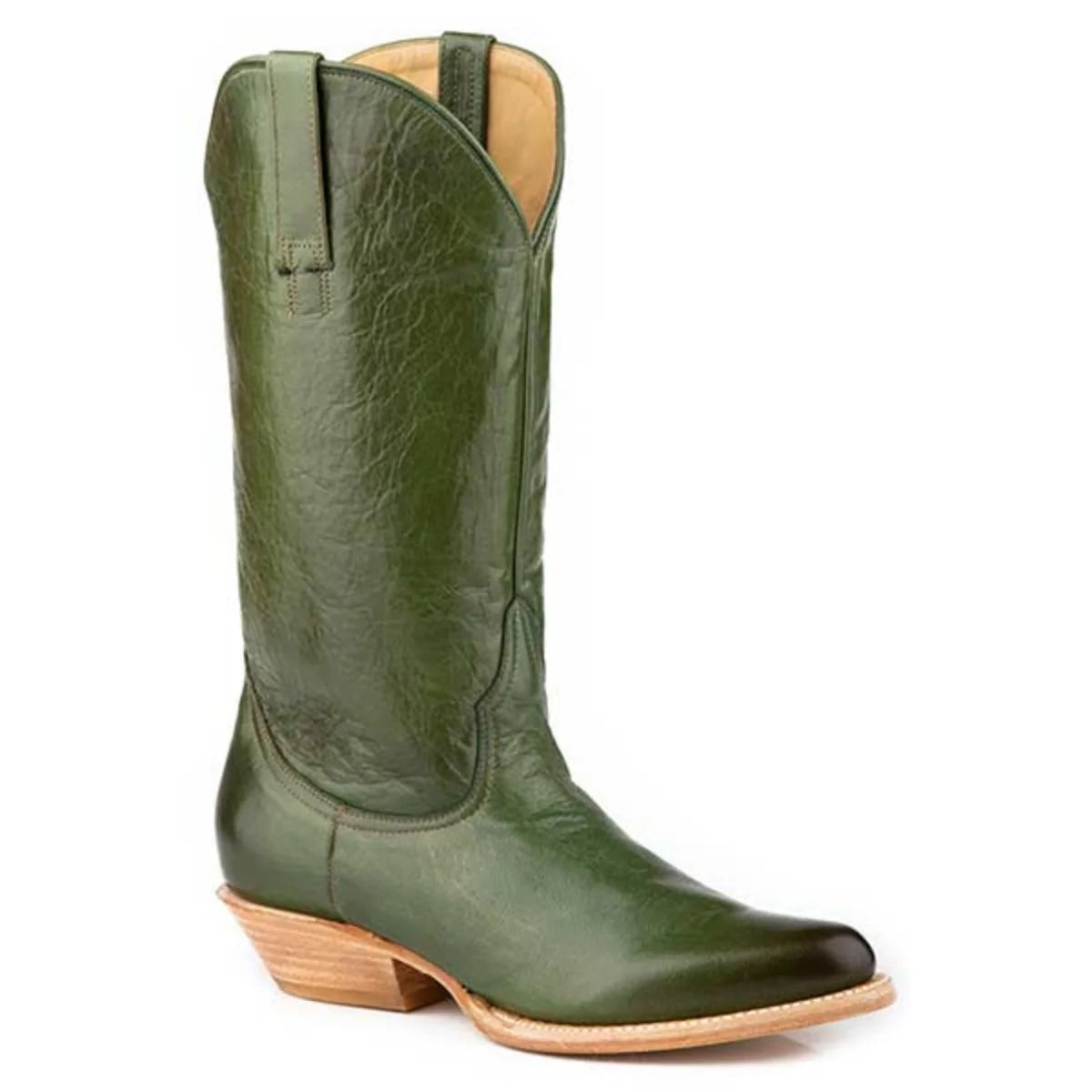 Stetson Emory (Green) - Women's Leather Cowgirl Boot