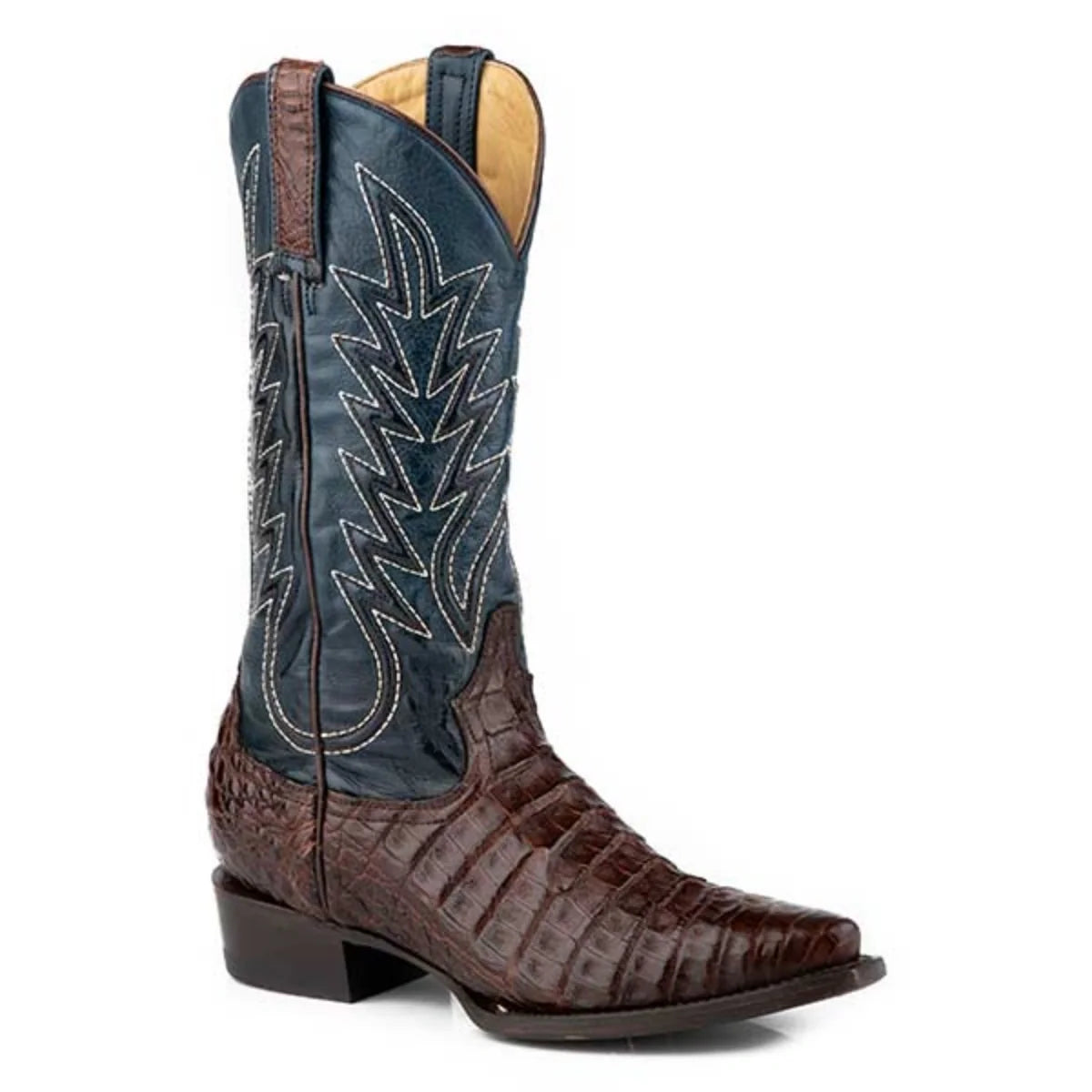 Stetson Adi (Navy) - Women's Caiman Cowgirl Boot
