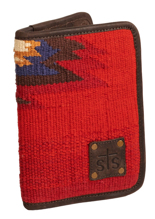 STS Crimson Sun Western Leather Magnetic Wallet