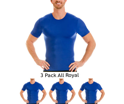 3-Pack Insta Slim Activewear Compression Crew Neck TA0003
