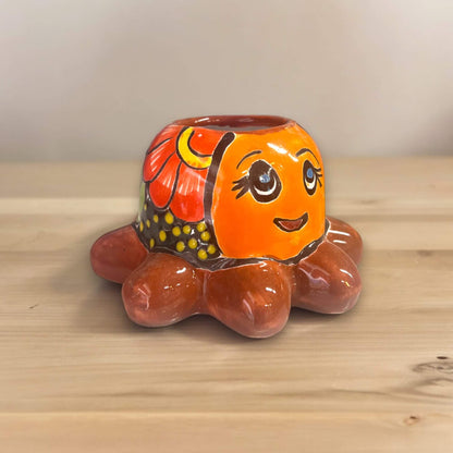 Talavera Octopus Succulent Planter | Hand-Painted Ceramic Pot