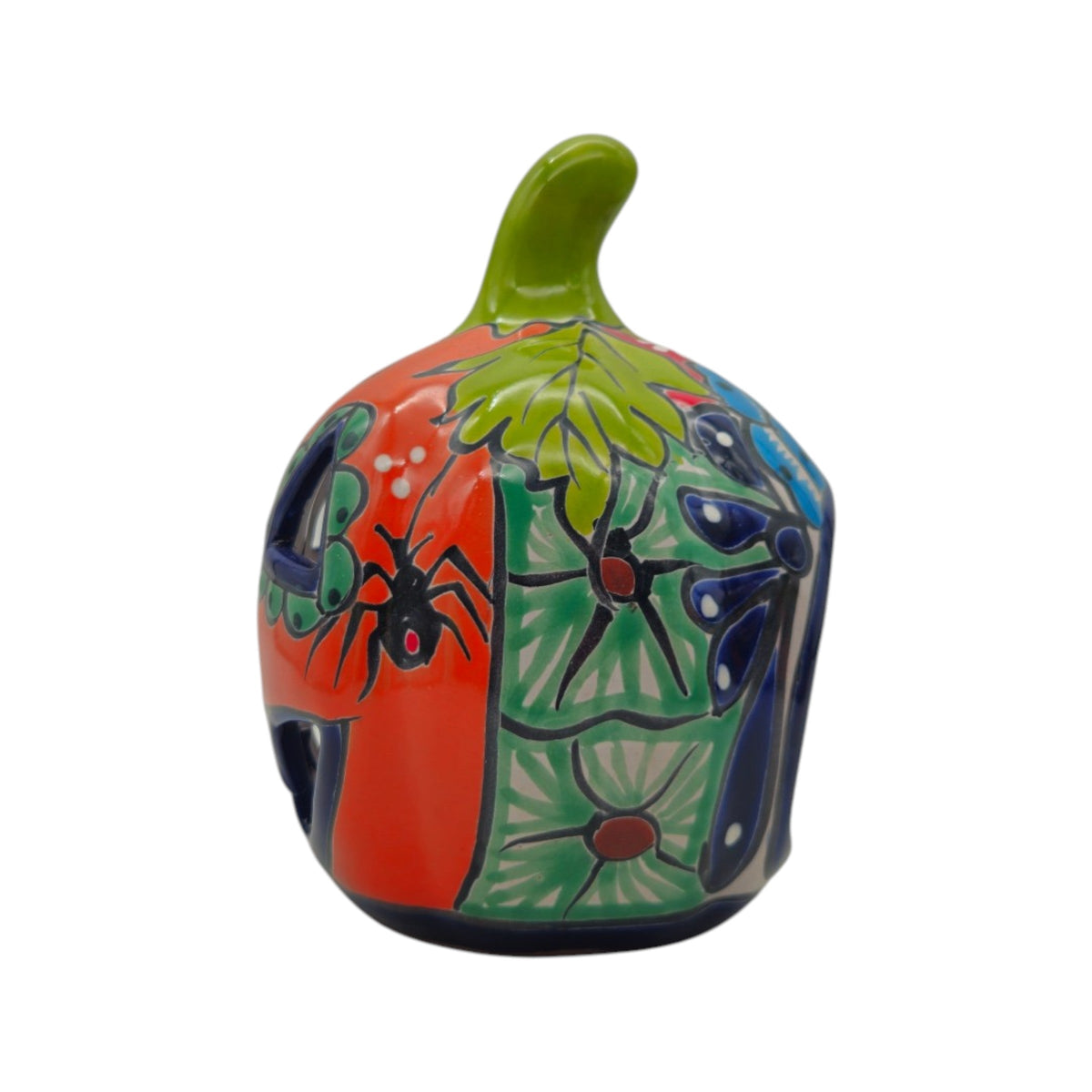 Talavera Jack-O'-Lantern | Colorful Mexican Pumpkin Decor