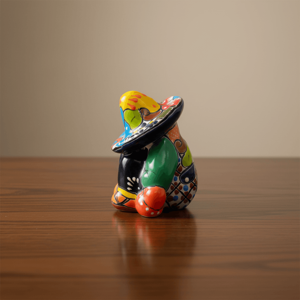 Talavera Panchito Figurine | Handmade Mexican Pottery