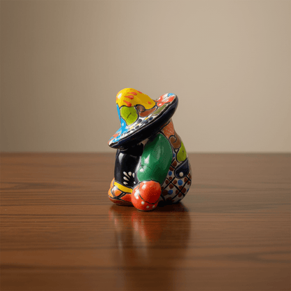 Talavera Panchito Figurine | Handmade Mexican Pottery