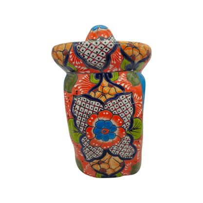 Talavera Panchito Sleeping Man Figurine | XL Hand-Painted Art