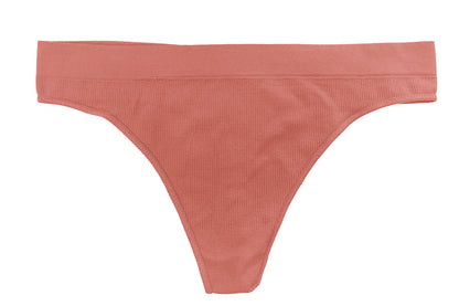 Seamless Ribbed Thong