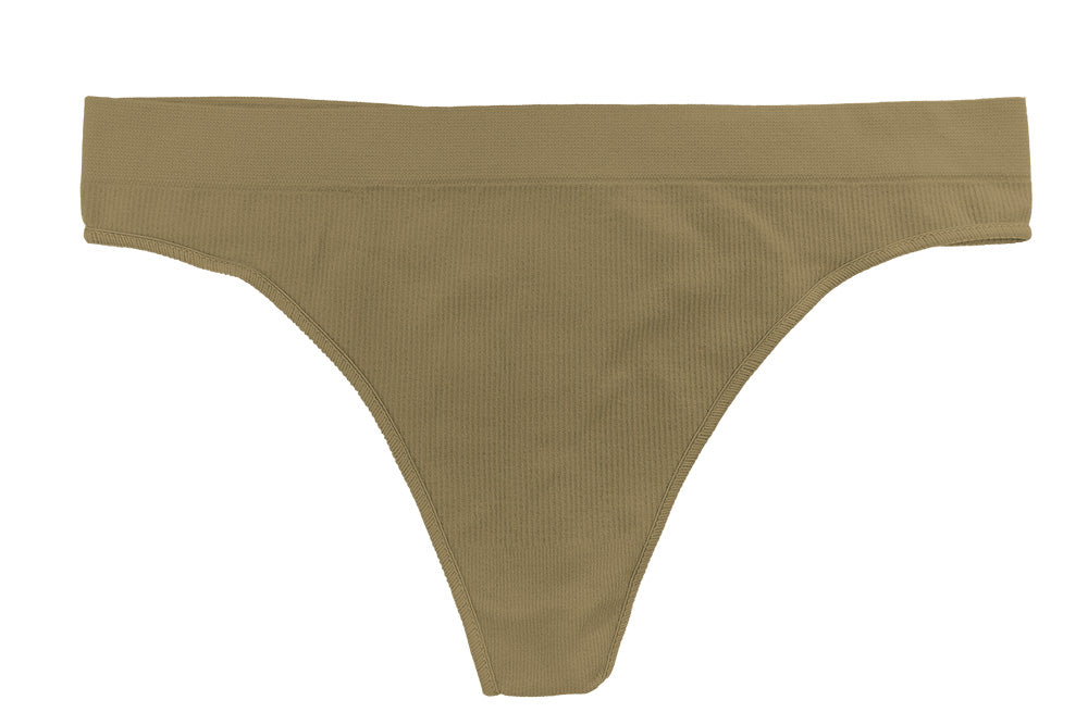Seamless Ribbed Thong