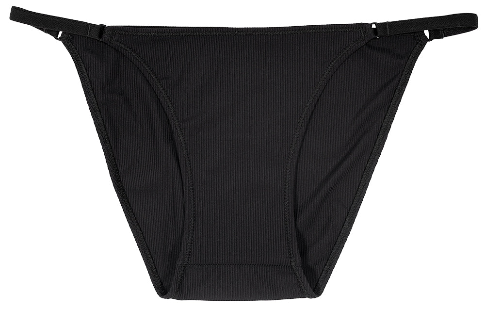 Rib Micro Bikini with Elastic Sides