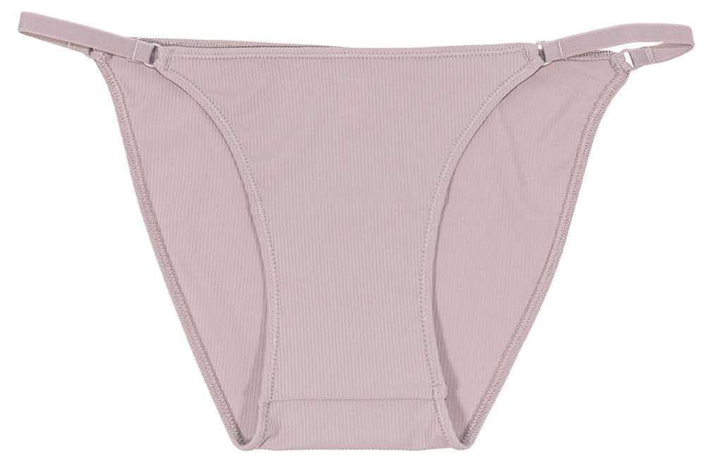 Rib Micro Bikini with Elastic Sides