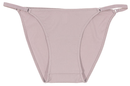 Rib Micro Bikini with Elastic Sides